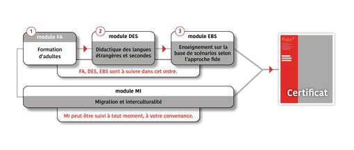 Actualisation et révision des modules fide pour le certificat « Formateur/trice en langue dans le domaine de l’intégration »