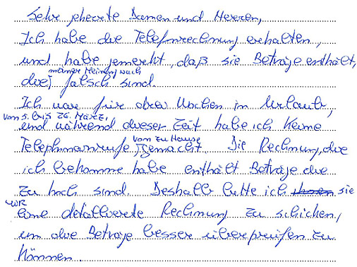 Text von Irene 1